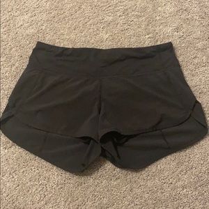 Lululemon Black “Speed Up” Shorts